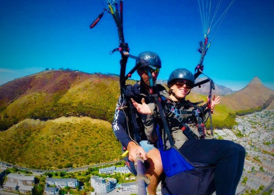 Ode: Tandem paragliding, Freedom Day 2015, Cape Town