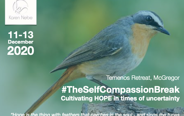 Wellness: Self compassion retreat at Temenos with Karen Nebe, Dec 2020