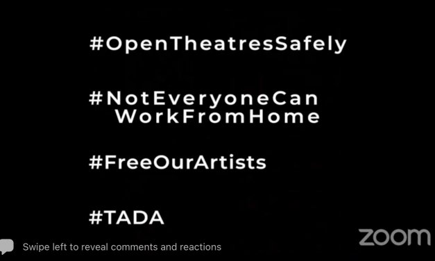 Can we talk vaccines to increase seating capacity, safely, in theatres?