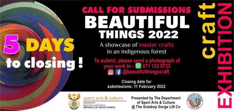 Craft exhibition alert: Beautiful Things Exhibition 2022 –submit work–by Feb 11, 2022