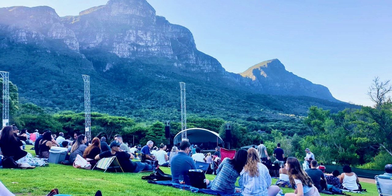 On stage: Jimmy Nevis wows the crowd at Kirstenbosch Sunset Concert March, 20 2022