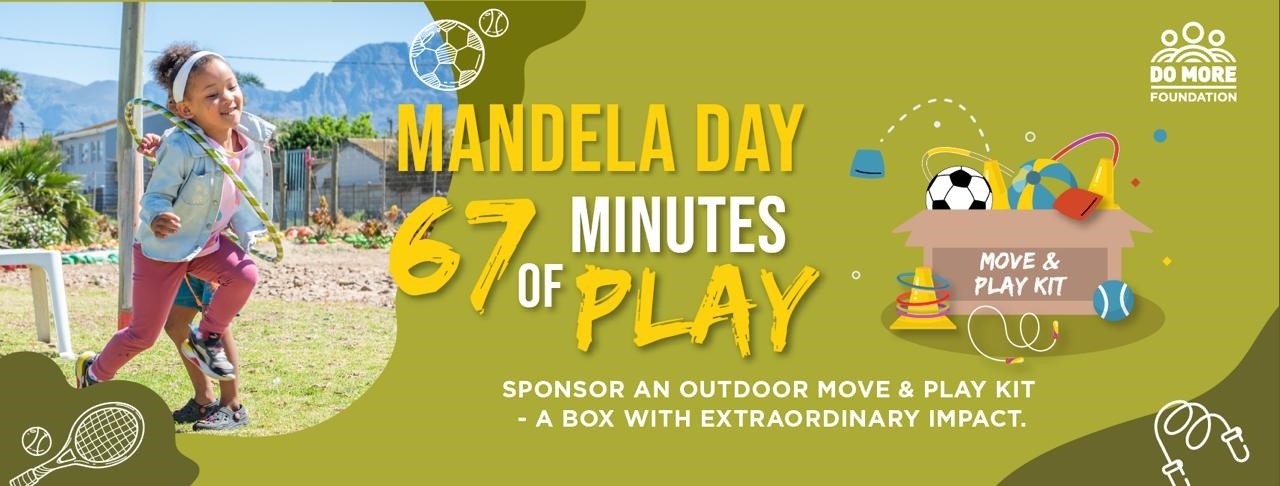 Community: Do More Foundation and Kids Collab making magic for Mandela Day 67 Minutes of Play
